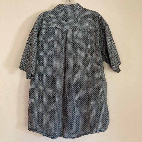 Cinch Men's Medallion Print Short Sleeve Button Down Western Shirt Size XL - Picture 3 of 7